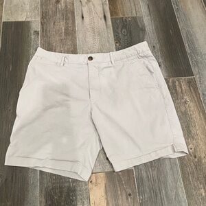 BONOBOS SLIM 7 INCH CHINO KHAKI SHORTS SIZE 35